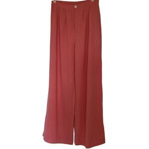 Sadie & Sage Peach Wide Leg Pants